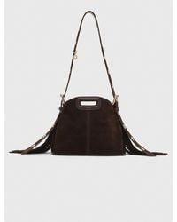 Maje - Miss M Mini Suede Leather Bag - Lyst