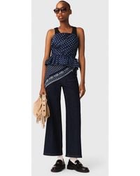 Maje - Patterned Bustier Top - Lyst