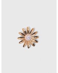 Maje - Rhinestone Flower Brooch - Lyst