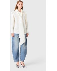 Maje - Rhinestone Shirt With Tie - Lyst