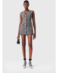 Maje - Jewel Button Tailored Jumpsuit - Lyst