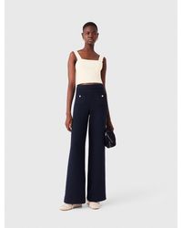 Maje - Crop Top Aus Strick - Lyst