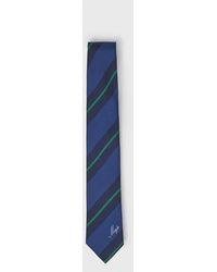 Maje - Striped Silk Tie - Lyst