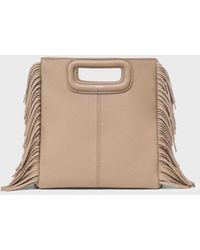 Maje - Grained Leather M Bag - Lyst