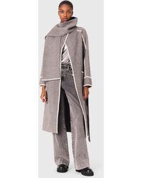 Maje - Long Double-Faced Coat - Lyst