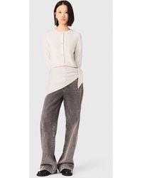 Maje - Bow Jewellery Button Cardigan - Lyst