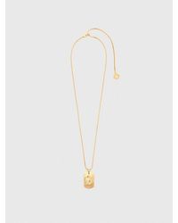 Maje - Zodiac Sign Plaque Necklace - Lyst