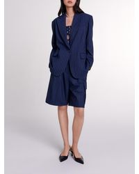 Maje - Striped Suit Jacket - Lyst