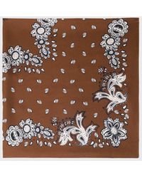 Maje - Bandana Print Silk Scarf - Lyst
