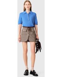 Maje - Layered-Effect Suit Shorts - Lyst