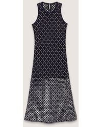 Maje - Langes Kleid Aus Guipure-Spitze - Lyst