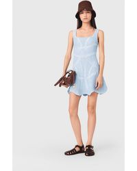 Maje - Short Crochet Dress - Lyst