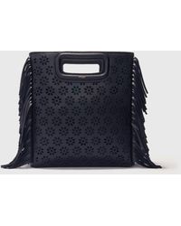 Maje - Perforated Leather M Bag - Lyst