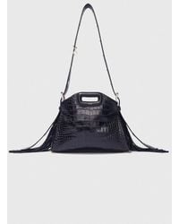 Maje - Miss M Mini Embossed Leather Bag - Lyst