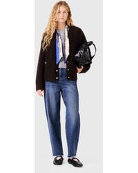 Maje - Longline Yak Cardigan - Lyst
