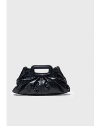 Maje - Milpli Mini Crackled Leather Clutch - Lyst