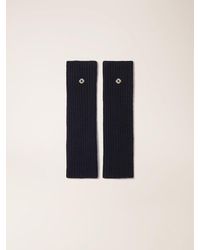 Maje - Wool And Cashmere Mittens - Lyst