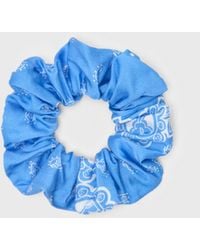 Maje - Printed Fabric Scrunchie - Lyst