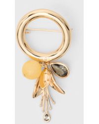 Maje - Ring Brooch With Detail - Lyst