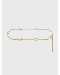 Maje - Chain Belt With Logo Details - Lyst