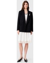 Maje - Double-Breasted Jacket - Lyst