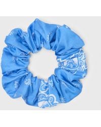 Maje - Printed Fabric Scrunchie - Lyst