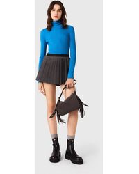 Maje - Second-Skin Sweater With A High Neck - Lyst