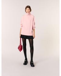 Maje - Pull Laine Et Cachemire À Col Roulé - Lyst