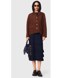 Maje - Suede Jacket - Lyst
