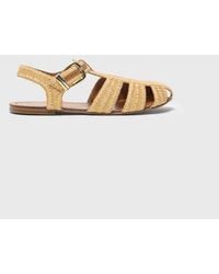 Maje - Flat Strap Sandals - Lyst