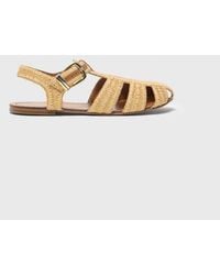 Maje - Sandalen Mit Flachem Riemen - Lyst