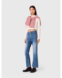 Maje - Jean Denim À Poches - Lyst