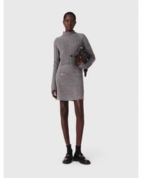 Maje - Strickkleid Mit Abnehmbarem Pullover - Lyst