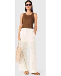 Maje - Guipure Lace Trousers - Lyst