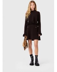 Maje - 2-In-1-Strickkleid Mit Pullover - Lyst