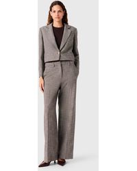 Maje - Checked Suit Trousers - Lyst