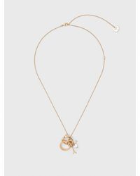 Maje - Goldtone Necklace With Ring Details - Lyst