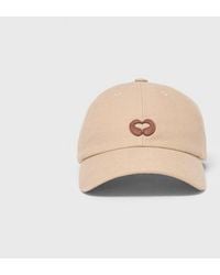 Maje - Cap Aus Leinenmix Mit Logo - Lyst