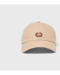 Maje - Linen Blend Cap With Logo - Lyst