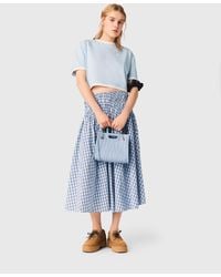 Maje - Two-Tone T-Shirt - Lyst