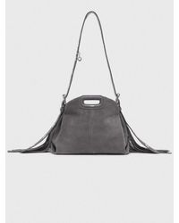 Maje - Miss M Mini Veloursleder - Lyst