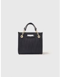 Maje - Mini Quilted Leather Tote Bag - Lyst