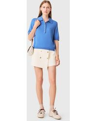 Maje - Pull À Col Polo - Lyst