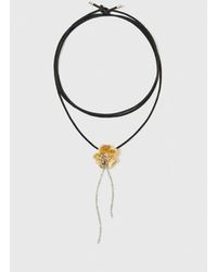 Maje - Flower Necklace - Lyst