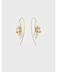 Maje - Fine Flower Earrings - Lyst