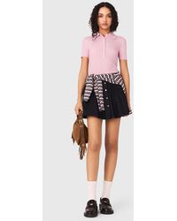 Maje - Polo Collar Ribbed Jumper - Lyst