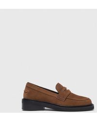 Maje - Mokassins Aus Veloursleder - Lyst