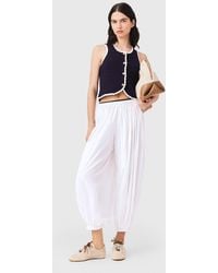 Maje - Knit Top With Crochet Trim - Lyst