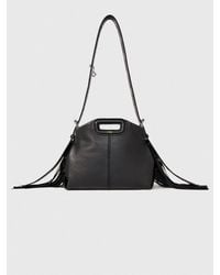 Maje - Miss M Mini Tasche Aus Glattleder - Lyst