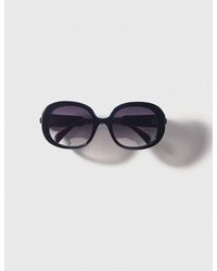 Maje - Lunettes Rondes En Acétate - Lyst